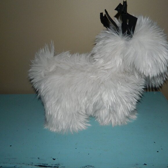 Pottery Barn Luna the Luxe Dog Pillow BOO Halloween - Picture 4 of 7